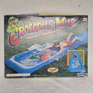 Empire Crocodile Mile Waterslide Splashdown Pool As Seen On TV Real Wet Game Toy